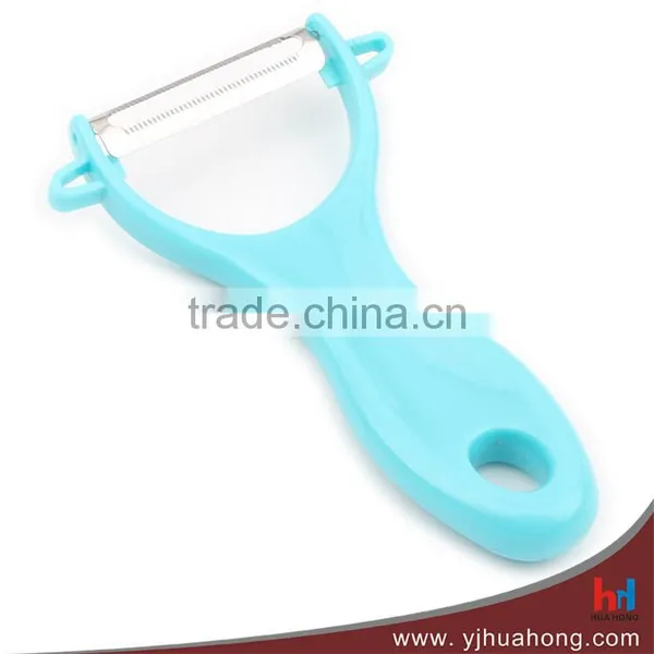 Y-shape Plastic Handle Stainless Steel Fruits and Vegetables Peeler photo-2