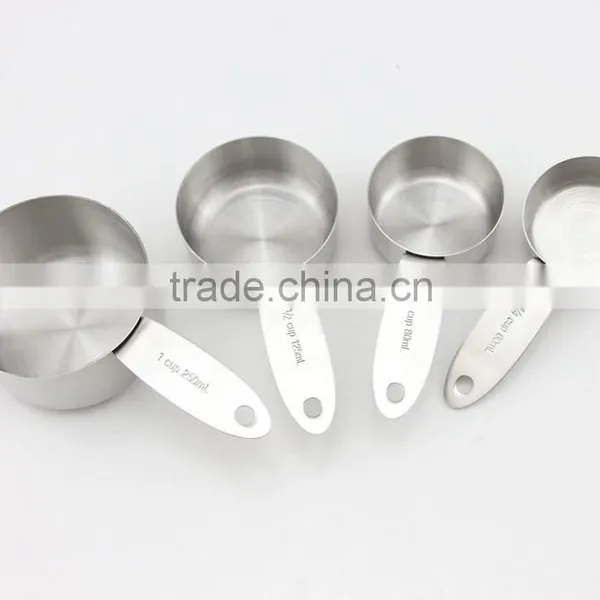 4pcs Stainless Steel Measuring Cups Tools photo-5