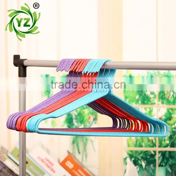 A560 2017 High Quality Clothes Hanger/metal Pvc Coated Laundry Hangerr/Metal PVC Hanger With Curved Shape photo-4