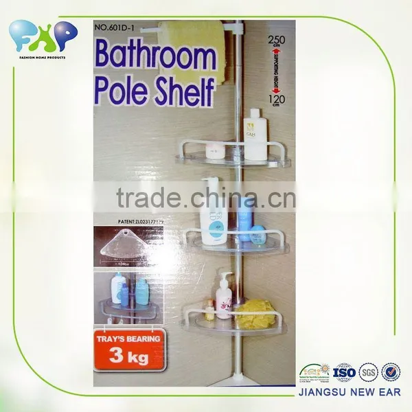New Products Bathroom Corner Shampoo Shelf 4-tier Kitchen Plastic or Metal Storage Rack photo-3