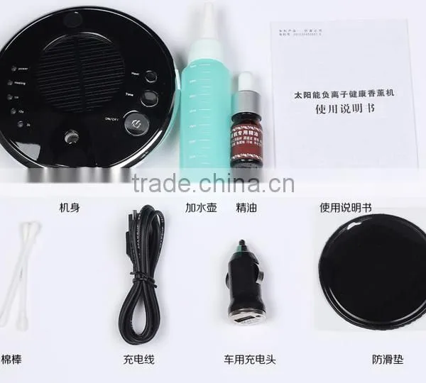 UCHOME Stock Aromatherpy Diffuser USB Anion Solar Powe Car Aroma Humidifier photo-5