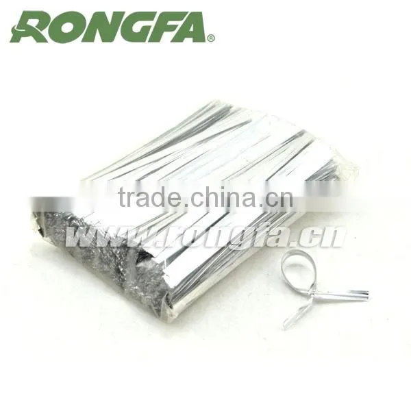 Metallic Shining PET Plastic Metal Wire Twist Tie for Food Bag Closure photo-2