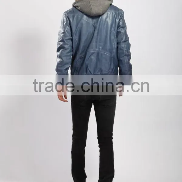 Latest Design Men Pu Leather Jacket photo-6