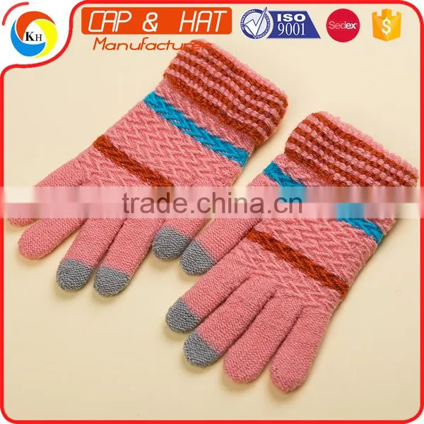 Hight Quality Newgift Touch Screen Glove Customized Knitted Winter Touch Screen Glove photo-4