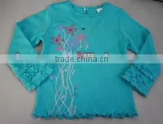 Baby Ruffle Sleeve T-shirts Baby Clothes photo-3