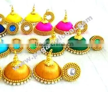 Stylish Black and Gold Necklace With Matching Earrings, Indian Hand Crafted Fashion Jewelry photo-2