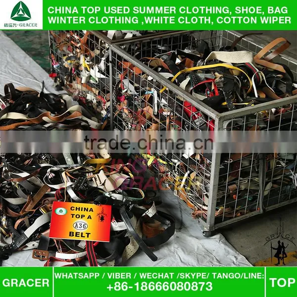 Gracer Wholesale Buyers Blanks Fashion Unisex Second Hand Used Leather Belt Men photo-4