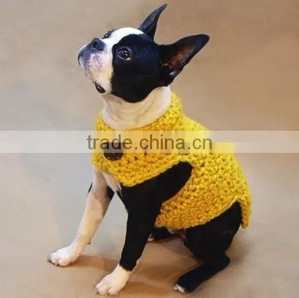 Three Buttons Knitting Patterns for Dog Clothes Sweater photo-6