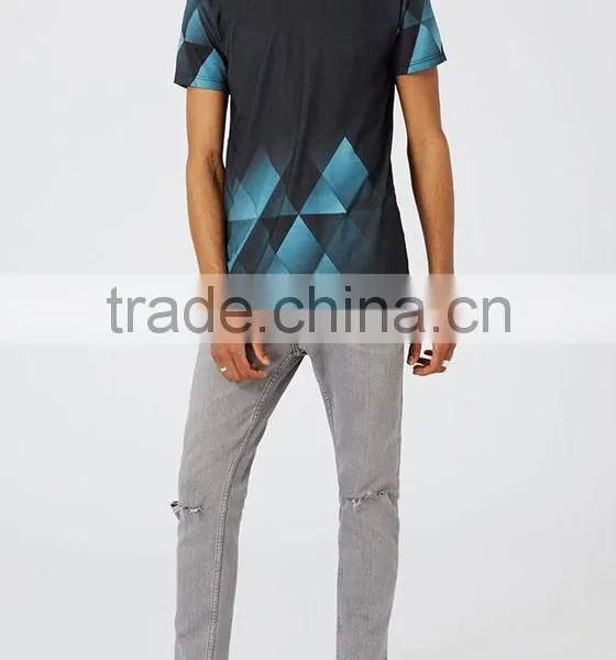 China Manufacturer Wholesale Quickly Dry Fiber Sublimation Loose Sports t Shirts photo-3