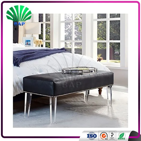 Soft Thick Acrylic Bench Seat Wedding Sofa For Bride And Groom Restaurant Sofa Bench photo-3