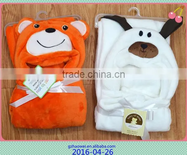 2016 New Comfortable Animal Hooded Infant Blanket photo-5