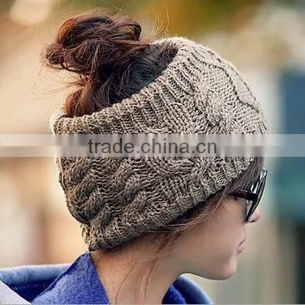 2014 Wholesale Knit Braided Wide Headband photo-2