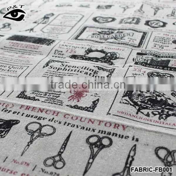 Cotton Fabric Linen Fabric for DIY Bags Bolster Table Cloth Tablecloth photo-3