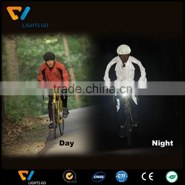 2017 hi Vis Outdoor Safety Cycling Waterproof Rain Reflective Jacket photo-3
