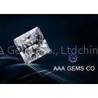VVS1 Super White Moissanite For Princess Square Cutting Shape 6.5mm