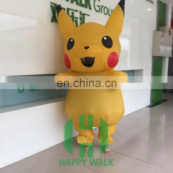 China Costume Jewelry Cheap Pikachu Costume Inflatable Costume for Cosplay photo-2