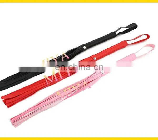 Classic Faux PVC Leather Whip for Party Favor Toy photo-2