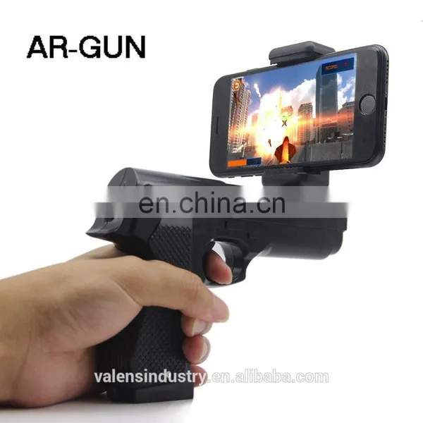 Portable Virtual AR Game Gun , Bluetooth AR Toys Gun, Ar Blaster for IPhone Android Smart Phone