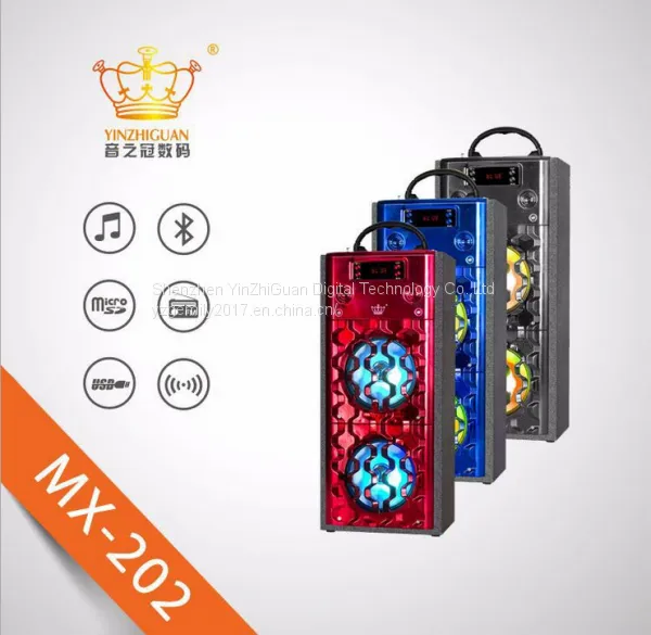 Karaoke Mobile Phone Bluetooth Speakers With LED Light photo-2