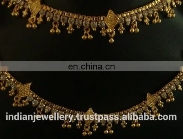 Anklet Jewelry Manufacturer, Custom Design, Gold, Rhodium Plated Ankle Bracelets Export photo-2