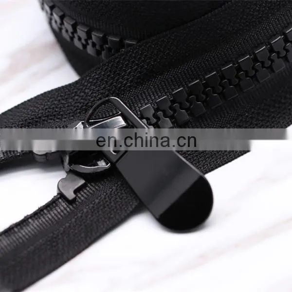 Wholesale Price Plastic Material and Eco-Friendly Feature Black Zipper photo-5