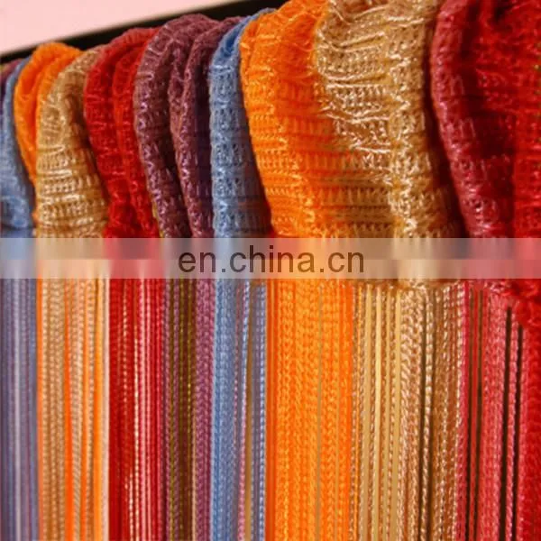 Cheap Multi Color String Curtain With Rod Procket photo-6