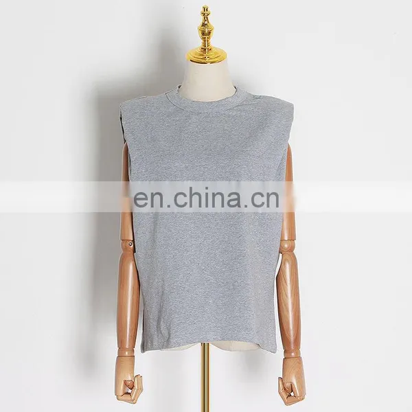 Wholesale Womens Solid Color Custom Printing T-shirt photo-5
