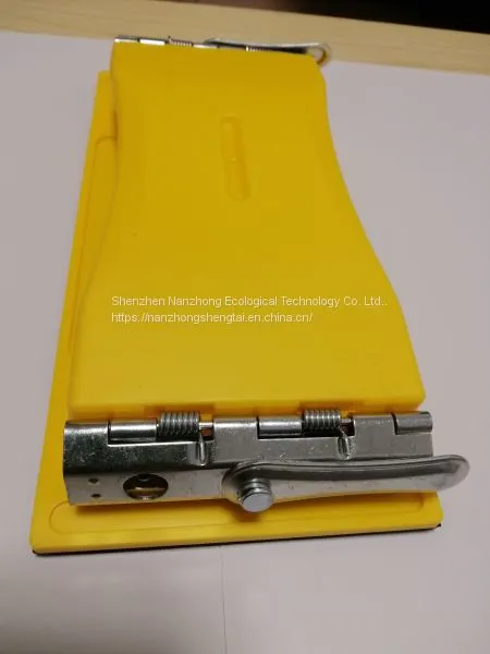 Hand Push High Quality Sandpaper Holder （yellow） photo-5