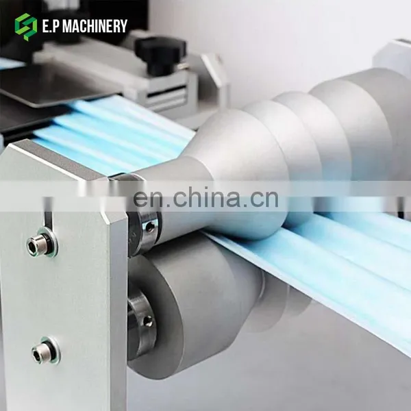 Professional Non Woven Fabric One Drive Two Flat Face Mask Making Machine Equipment for Production photo-6