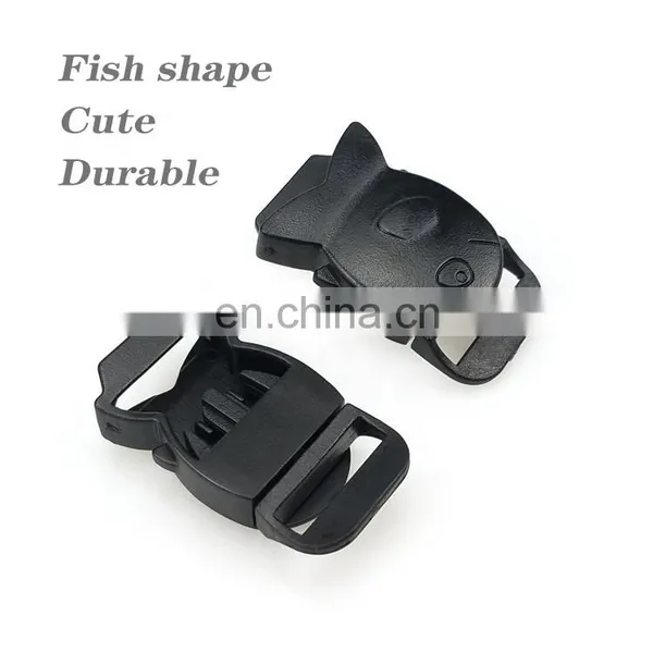Cute Fish Shape Buckle Unique Design Plastic Fittings