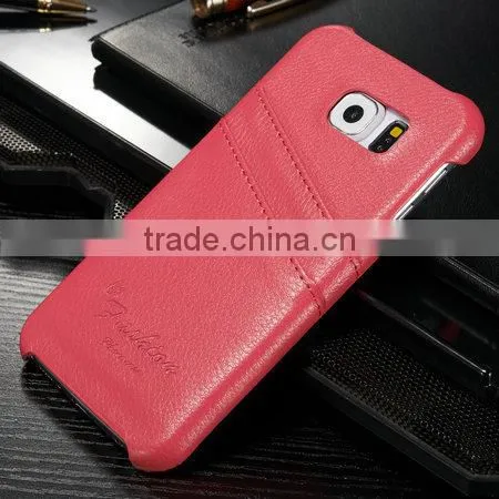 ICase For Samsung Galaxy s6 Leather Case, For Samsung s6 Phone Case, Genuine Leather Back Case photo-2