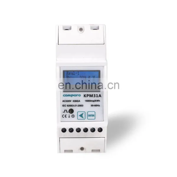 KPM31 Rated Current Optional Single-phase Smart Energy Meter Wireless Energy Monitor Kwh Meter Din Rail photo-5