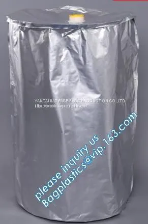 Aluminium Foil Protective Lining, Plastic Drum Cap Sheets, Barrels Liner, Bucket Liner, Pail Liner, LDPE Lay Flat Poly Bags Flat Drum Liner photo-5