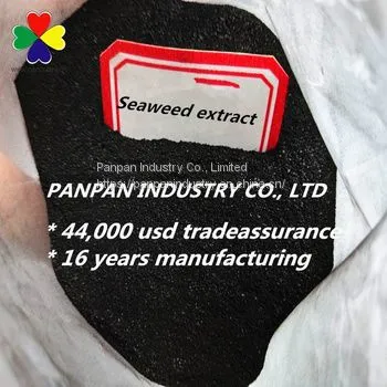 China Supplier Agriculture Natural Seaweed Extract Extract Fertilizer Seaweed Black Granules Best Price photo-2
