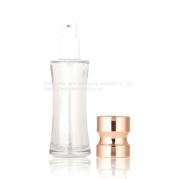 30ml New Small Man Waist Liquid Foundation Bottle Spot Thin Waist Skin Care Product Glass Bottle 30ml Waist Lotion Bottle photo-4