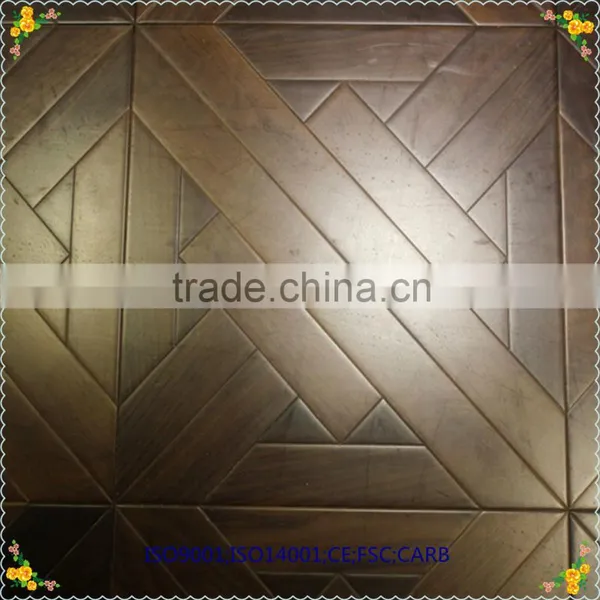 Sophisticated Design Multilayer Walnut Engineered Hardwood Parquet Flooring