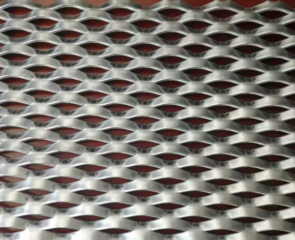 New Arrival Metal Sheet Aluminum Grille Mesh Rhombic Hole Expanded Mesh for Doors and Window photo-2
