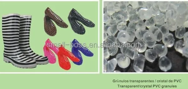 Foam Density 0.8-0.9 and Hardness Shore a 55 60 65 Expanded PVC Compounds for Shoes photo-5