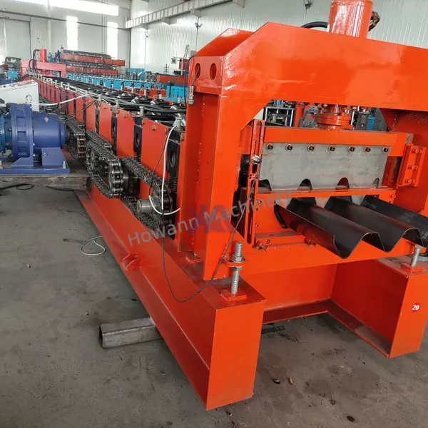 Hot Sale Road Barrier Two Waves Highway Guardrail Fence Crash Production Line Rolling Forming Machinery Cold Forming Machine photo-2