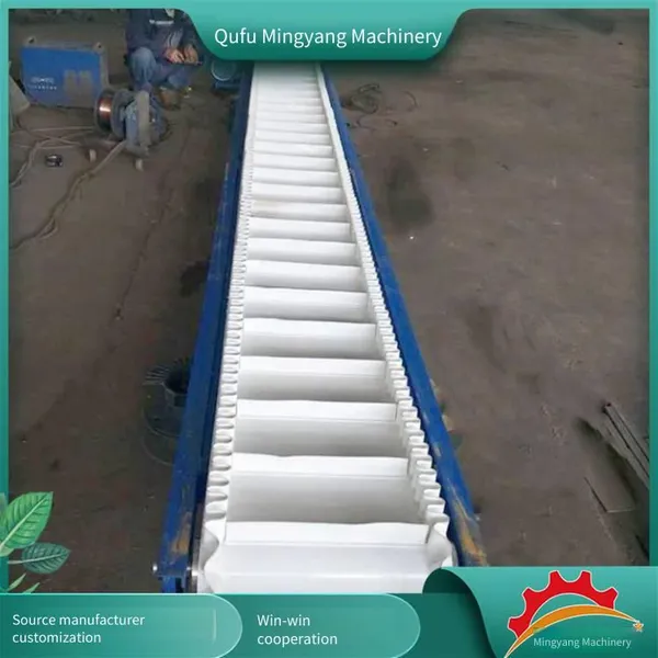 Belt Conveyor for Loading Carton Goods Onto Ships at a Large Inclination Angle, Stone Belt Conveyor, Mingyang Machinery photo-5