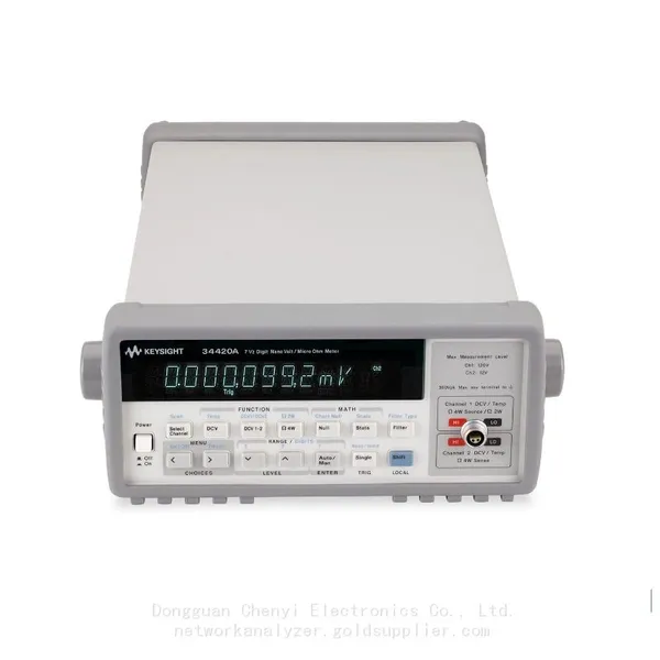 Original Marken-neue Keysight 34420A-Messgeräte auf Lager, vollständige Zubehörteile mit Fabrikkalibrierungszertifikat, schnelle globale Lieferung photo-3