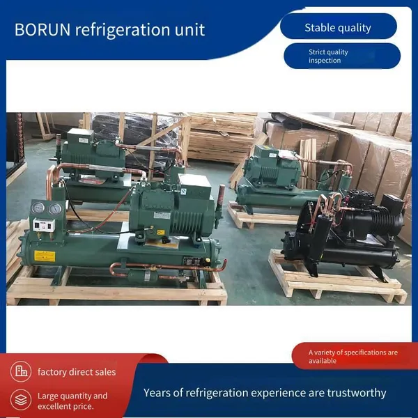 Catering Cold Storage, Borun Refrigeration Cold Storage Compressor, 5 Hp, 4yd - 3.2, Reliable Cold Storage Compressor Unit photo-5