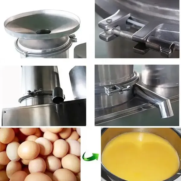 Shanghai New Egg Liquid Powder Processing Machine for Snack Meat Vegetable Flour Mill/Winery/Bakery Applications Engine Motor photo-2