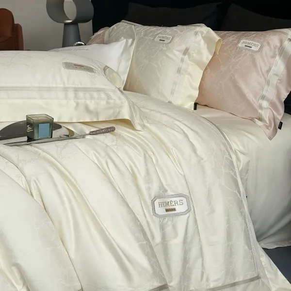 Minimalist Aesthetic Cooling Bamboo Sheets - Deep Pocket Fitted Set photo-4