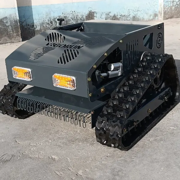9Hp Loncin 224CC Gasoline Engine 20 Inch Cutting Blade Remote Control Tracked Mower photo-3