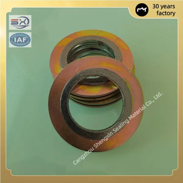 Spiral Wound Gasket Graphite Filled for Flange High Temperature Sealing photo-5