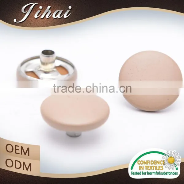 With Logo Paint Brass Spring Clip Two Parts Metal Wholesale Snap Buttons photo-3
