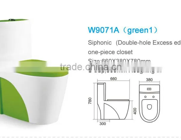 Made in China Bathroom Sanitary Ware Ceramic Siphonic Toilet photo-2