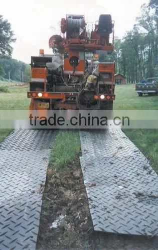 Size Various HDPE Black Textured Ground Mat photo-3