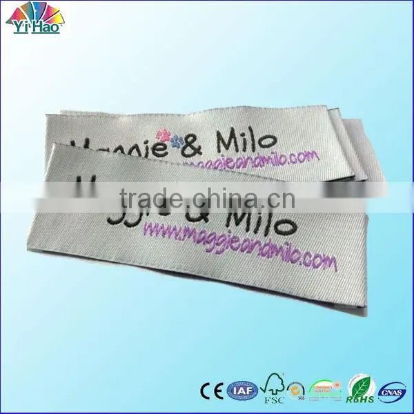 Garment Brand Woven Label /clothing Woven Label for Product Brand Label photo-4